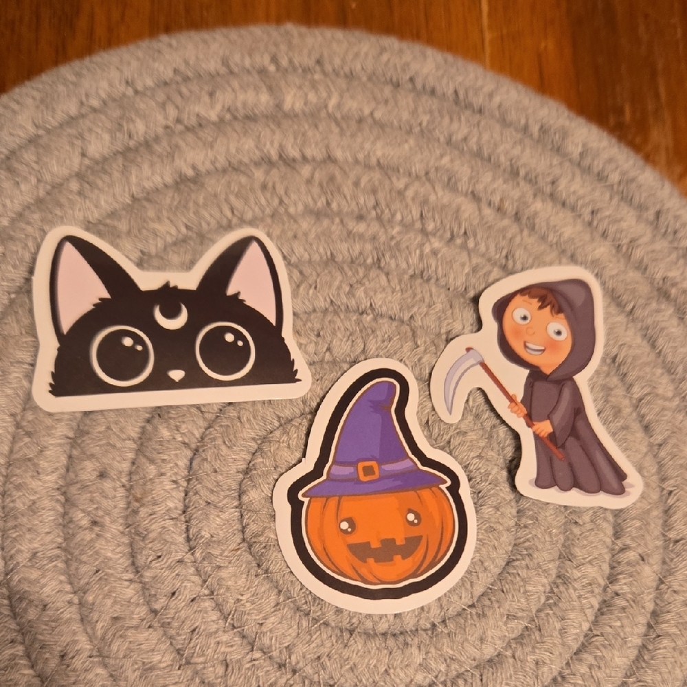 Halloween Themed Stickers Set